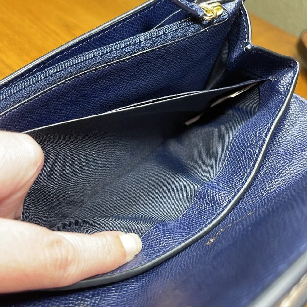 RARE COACH BLAKE WALLET IN QUILTED COLORBLOCK LEATHER - Picture 16 of 16